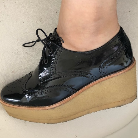 PIERRE HARDY patent platform wingtip oxford 39/8.5 - Picture 6 of 7